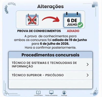 Alterações