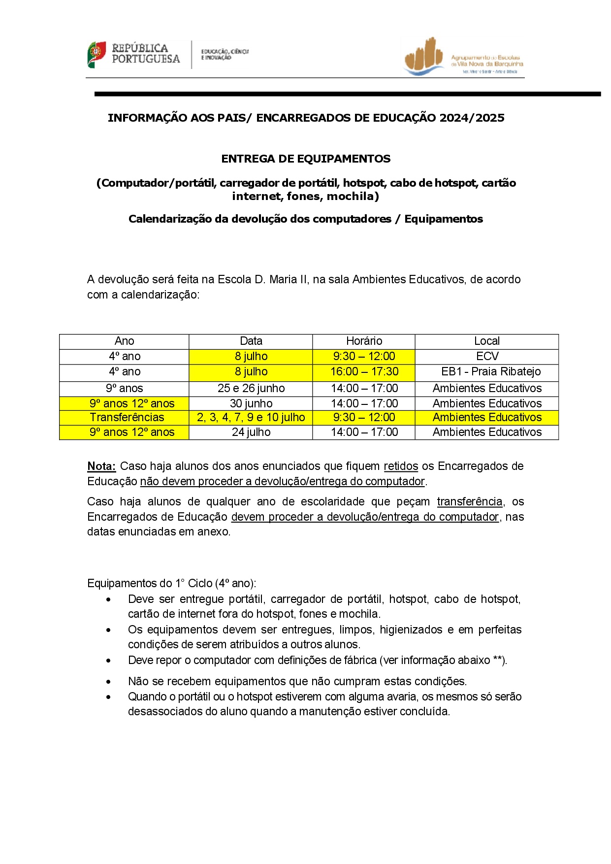 Entrega de equipamentos da Escola Digital Final ano 2025 1 0001