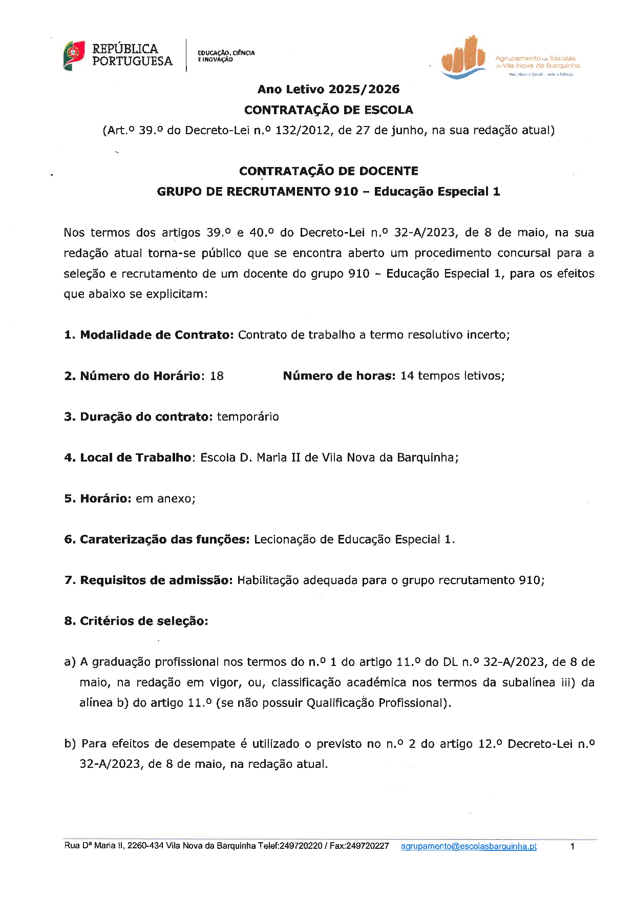 Aviso Abertura 910 0001