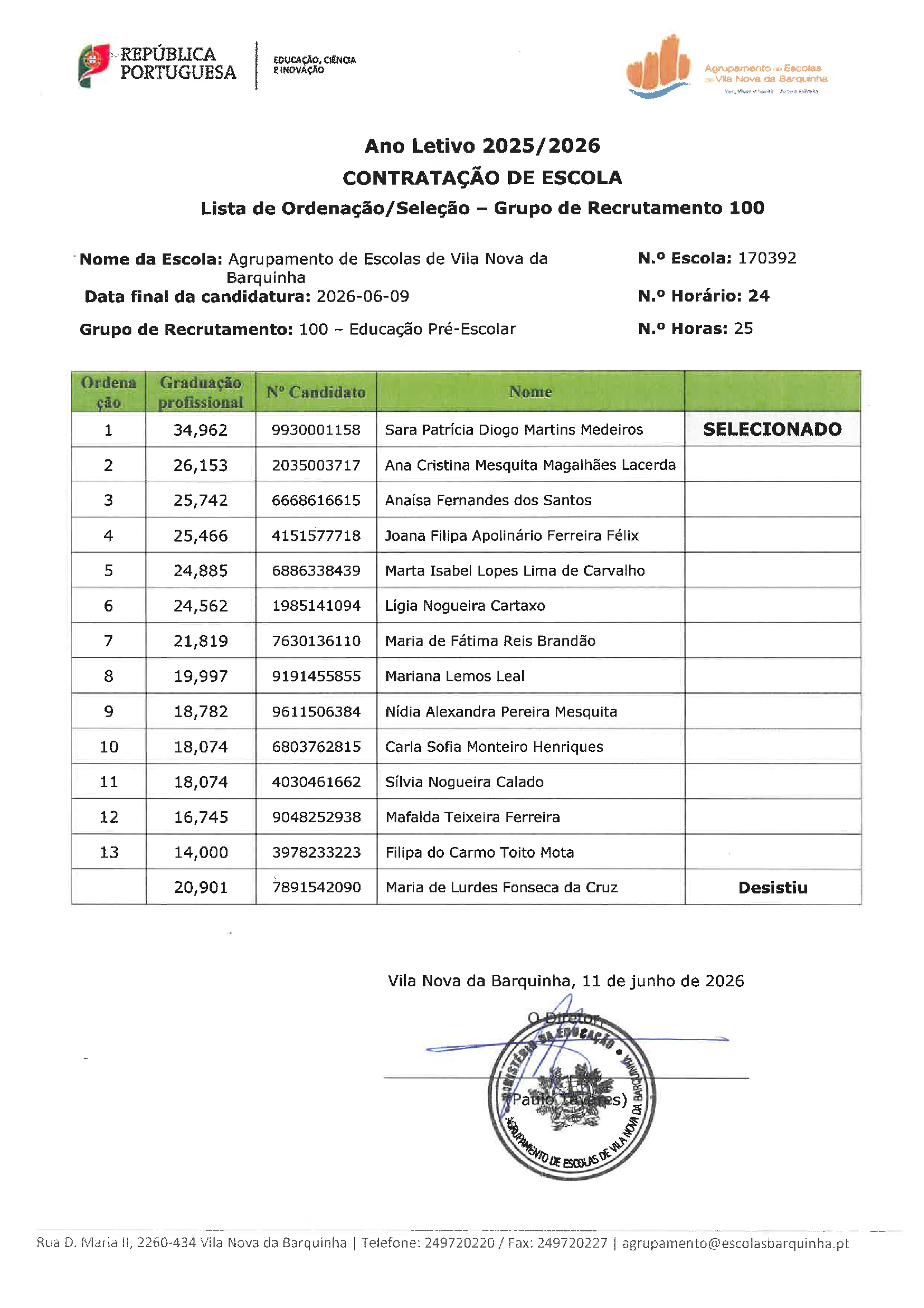 Listaordenacaoeselecao 100 1 of 1